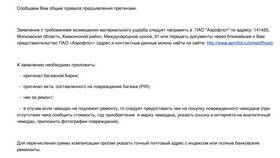 Как вернуть деньги за багаж Аэрофлота в Залог успеха