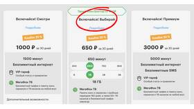 Стоимость тарифов МегаФон в Залог успеха