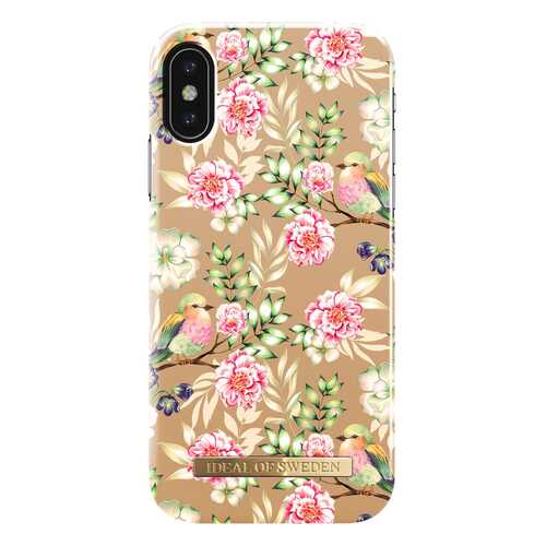 Чехол Apple iDea Champagne Birds для iPhone X бежевый IDFCS17-I8-65 в Залог успеха