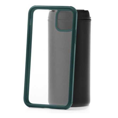 Чехол Apple iPhone 11 Pro Max Kruche Flexible Side Frame Dark green в Залог успеха