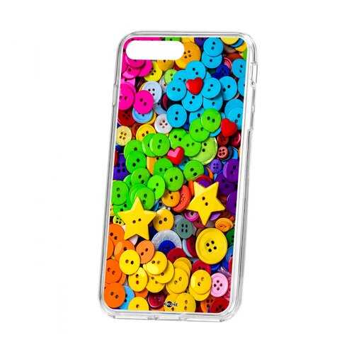 Чехол Apple iPhone 7 Plus Kruche Print Пуговки в Залог успеха