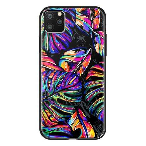 Чехол Deppa Glass Case для Apple iPhone 11 Pro Листья в Залог успеха