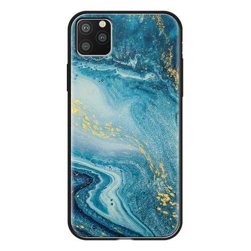 Чехол Deppa Glass Case для Apple iPhone 11 Pro Max Blue Agate в Залог успеха