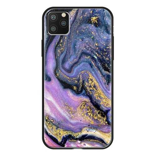 Чехол Deppa Glass Case для Apple iPhone 11 Pro Max Purple/Black в Залог успеха