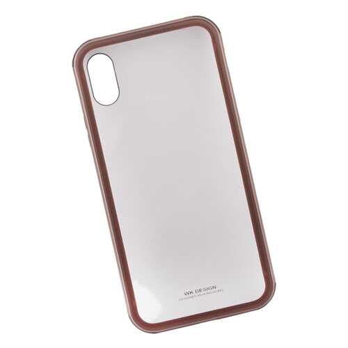 Чехол для iPhone X WK-Kingkong Series Glass Case (золотой) в Залог успеха