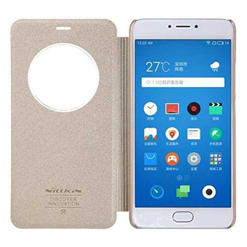 Чехол для смартфона Nillkin Sparkle Leather Case для Meizu M3 Note Gold в Залог успеха