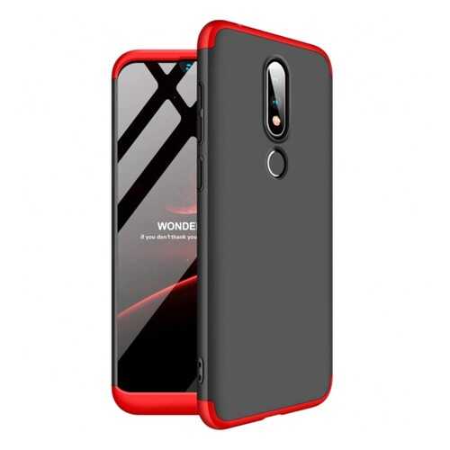 Чехол GKK LikGus для Nokia 6.1 Plus (Nokia X6) Black/Red в Залог успеха