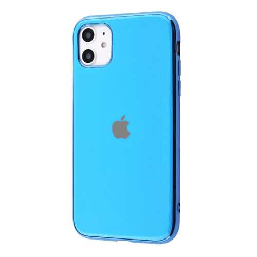 Чехол GLOSSY LOGO для Apple iPhone 11 Pro Max Light Blue в Залог успеха