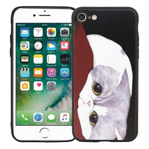 Чехол KAWAI для iPhone 7/8Грустный кот в Залог успеха