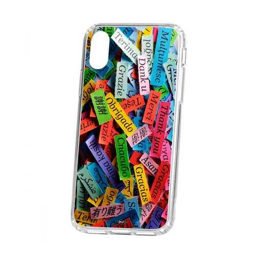 Чехол Kruche Apple iPhone X Print Thank you в Залог успеха