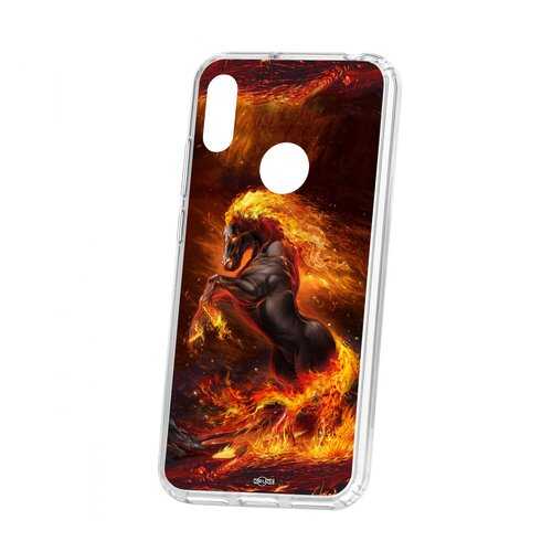 Чехол Kruche Huawei Y6 2019 Print Конь огонь в Залог успеха