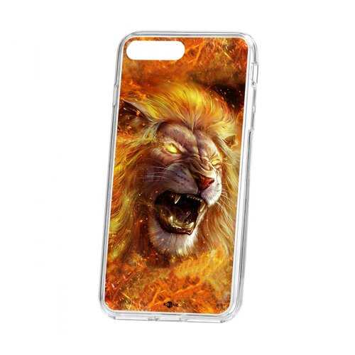 Чехол Kruche iP 7 Plus Print Лев в Залог успеха