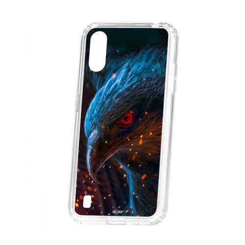 Чехол Kruche Samsung Galaxy A01/A015 Print Орел в Залог успеха