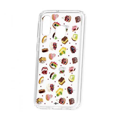 Чехол Kruche Samsung Galaxy A40 2019 Print Cake в Залог успеха