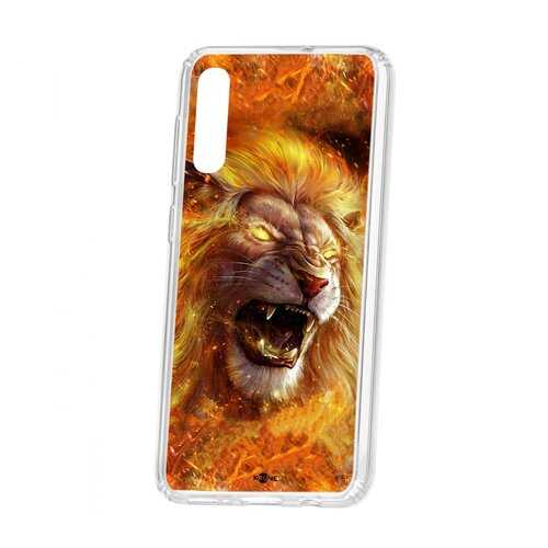 Чехол Kruche Samsung Galaxy A50 2019 Print Лев в Залог успеха