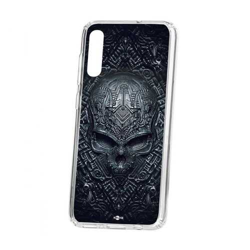 Чехол Kruche Samsung Galaxy A70 2019 Print Череп техно в Залог успеха