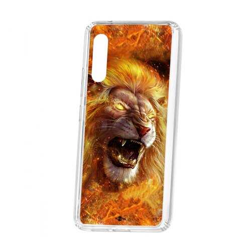 Чехол Kruche Samsung Galaxy A90 5G Print Лев в Залог успеха