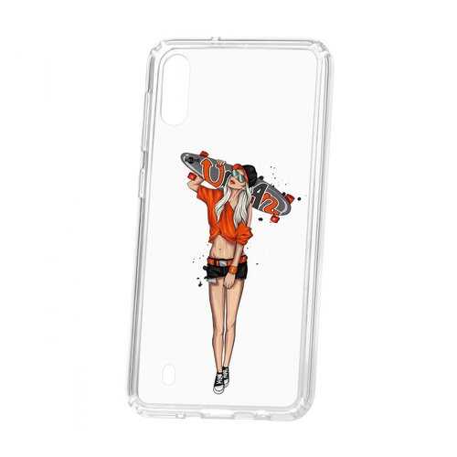 Чехол Kruche Samsung Galaxy M10 Print Лонгборд в Залог успеха