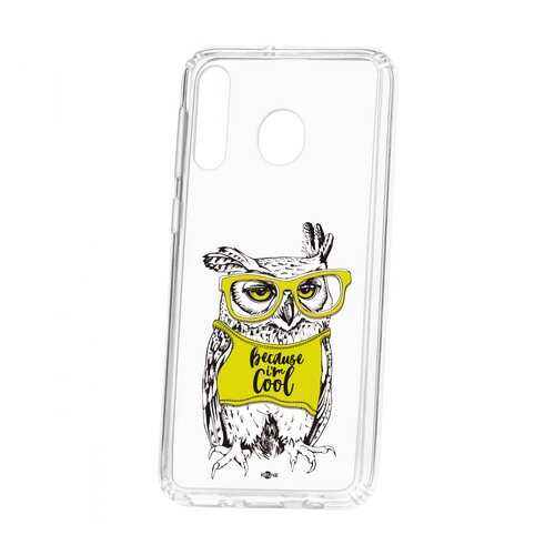 Чехол Kruche Samsung Galaxy M30 Print Сова в очках в Залог успеха