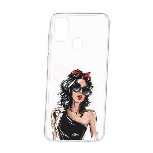 Чехол Kruche Samsung Galaxy M30S Print Фэшн леди в Залог успеха