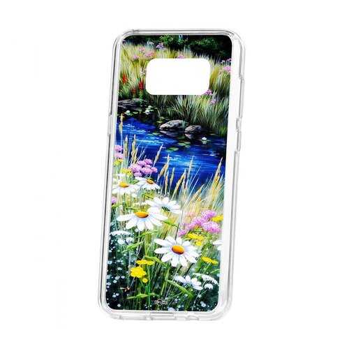 Чехол Kruche Samsung Galaxy S8 Plus Print Ромашки у ручья в Залог успеха