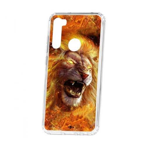 Чехол Kruche Xiaomi Redmi Note 8T Print Лев в Залог успеха