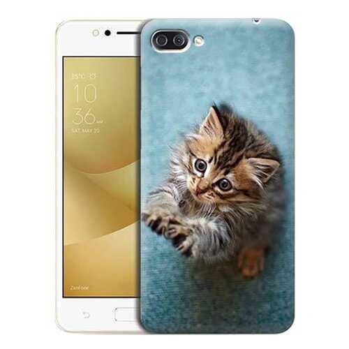 Чехол RE:PA для Asus Zenfone 4 Max ZC520KL с принтом Котёнок на голубом в Залог успеха