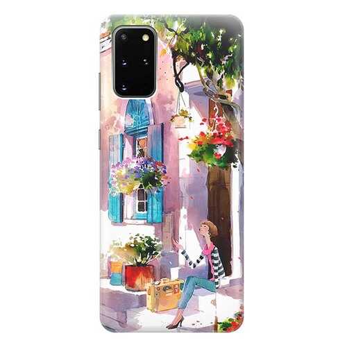 Чехол RE:PA для Samsung Galaxy S20+ с принтом Девочка на цветущей улочке в Залог успеха