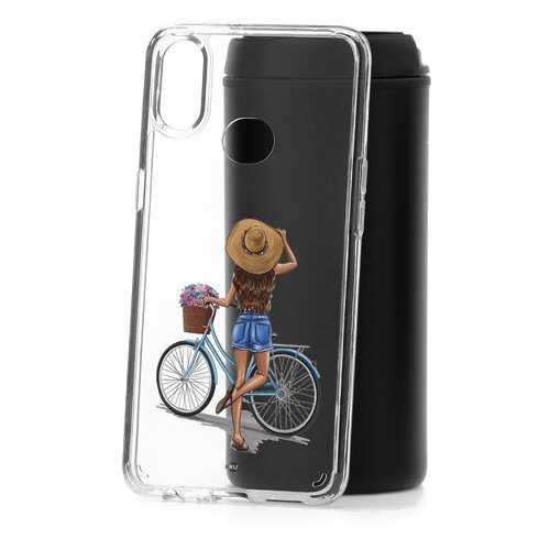 Чехол Samsung Galaxy A10S Kruche Print Велосипедная прогулка в Залог успеха