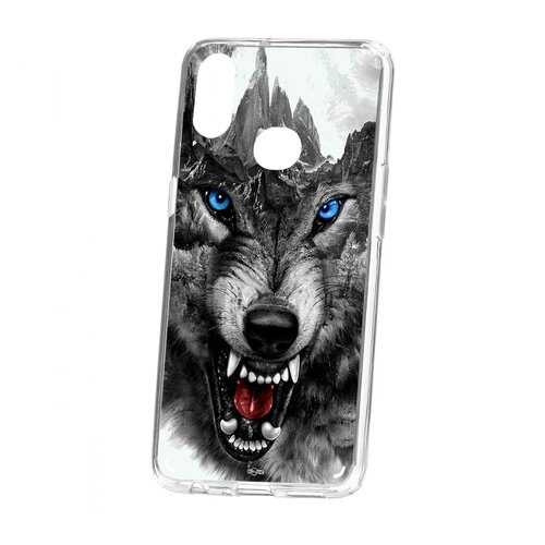 Чехол Samsung Galaxy A10S Kruche Print Волк в Залог успеха