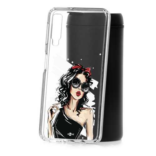 Чехол Samsung Galaxy A7 (2018) A750 Kruche Print Фэшн леди в Залог успеха