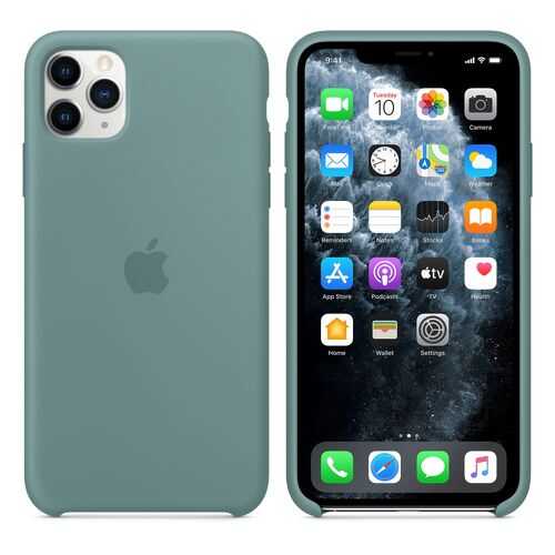 Чехол Silicone Case для Apple iPhone 11 Pro Max Cactus Дикий кактус (MXW82FE/A) в Залог успеха