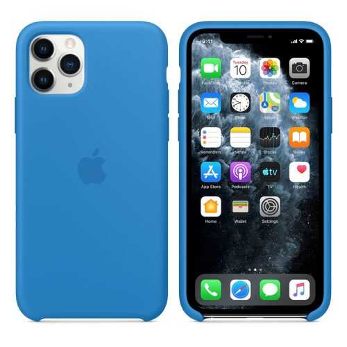 Чехол Silicone Case для Apple iPhone 11 Pro Surf Blue (MXW02FE/A) в Залог успеха