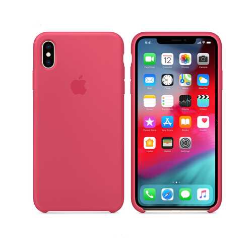 Чехол Silicone Case для Apple iPhone XS Max Hibiscus Гибискус (MWA1LFE/A) в Залог успеха