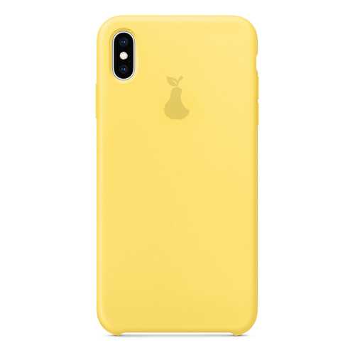Чехол Silicone Case для iPhone XS Max Премиум, желтый, SCPQIPXSM-04-YELO в Залог успеха