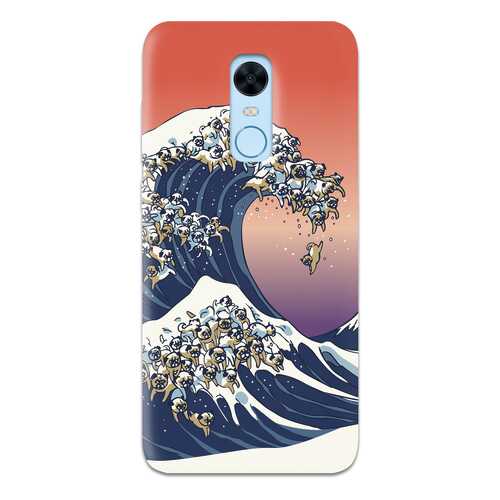 Чехол СМАКС The Great Wave of Pug для Xiaomi Redmi 5 Plus (2017) в Залог успеха
