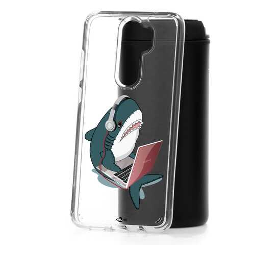 Чехол Xiaomi Redmi Note 8 Pro Kruche Print Акула в Залог успеха