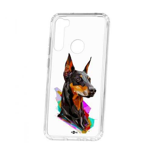 Чехол Xiaomi Redmi Note 8T Kruche Print Доберман в Залог успеха