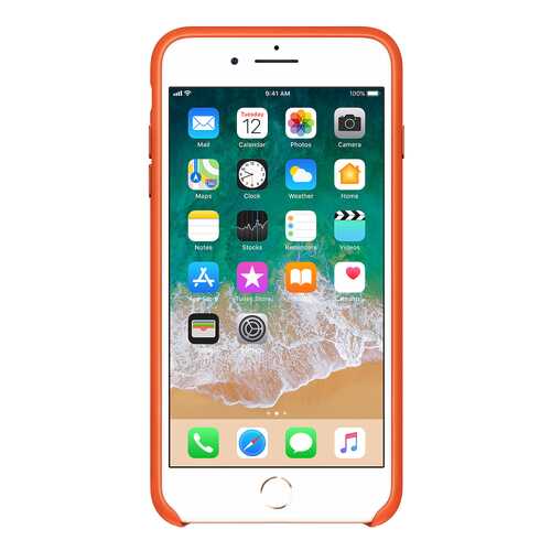 Кейс для iPhone Apple 8 Plus для iPhone 7 Plus Ярко-оранжевый в Залог успеха