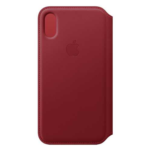 Кейс для iPhone Apple Folio XS кожаный красный MRWX2ZM/A в Залог успеха