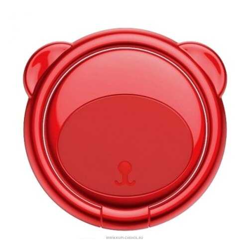 Кольцо-держатель для смартфона Baseus Bear Red в Залог успеха