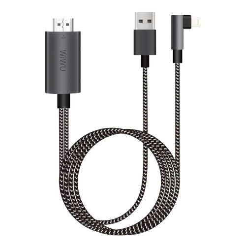 Переходник Wiwu HDMI Lightning 2м (Black/White) в Залог успеха