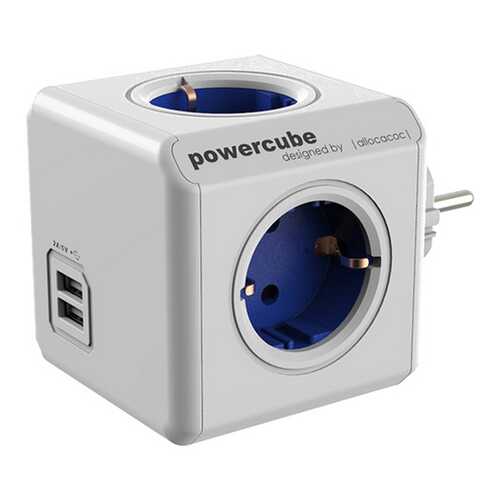 Сетевое зарядное устройство Allocacoc PowerCube 2 USB 4,2A White в Залог успеха