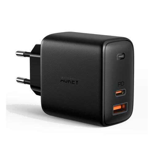 Сетевое зарядное устройство Aukey Omnia Mix PD 65W USB-A/C PA-B3 (Black) в Залог успеха