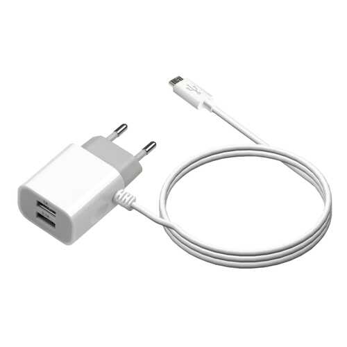 Сетевое зарядное устройство Jet.A UC-S14 1 USB 2,1A White в Залог успеха