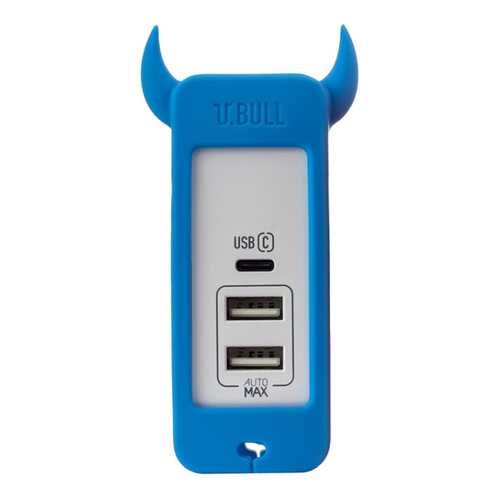 Сетевое зарядное устройство MoMax U.Bull 3 USB 5,4A Blue в Залог успеха