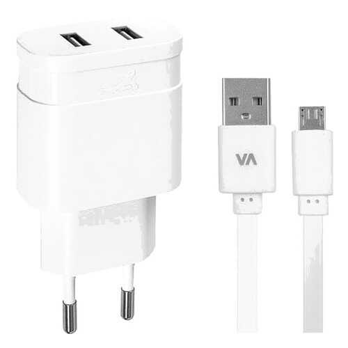 Сетевое зарядное устройство RivaCase Rivapower 2 USB 2,4A White в Залог успеха