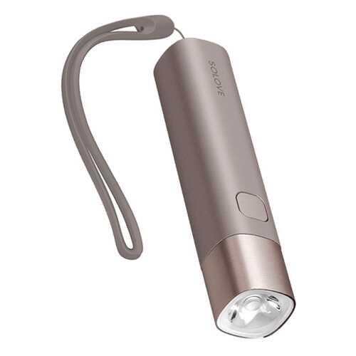 Внешний аккумулятор SOLOVE X3s Portable Flashlight Power Bank Grey в Залог успеха