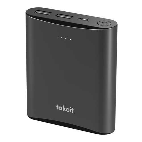 Внешний аккумулятор Takeit Steel 10400 мА/ч (TKTPBSTEEL10400GREY) Grey в Залог успеха