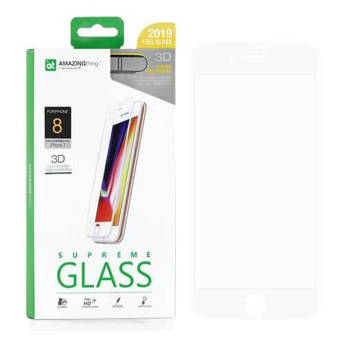 Защитное стекло AMAZINGthing SupremeGlass Hot Bending 3D White 0.3mm для Apple iPhone 7 в Залог успеха